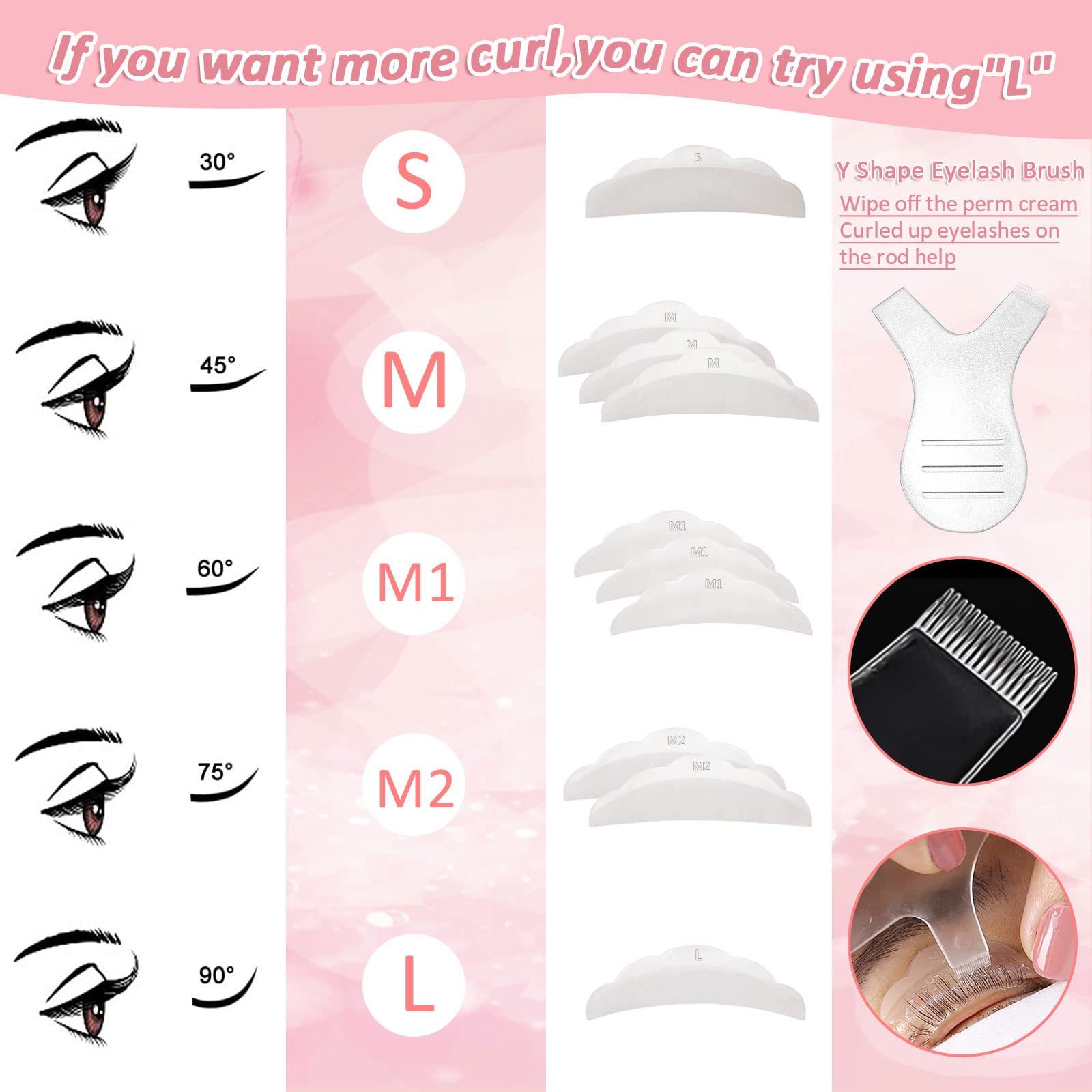 Kit Rehaussement de cils,Eyelash Perm Kit,Rehaussement Cils Kit,Professionnel Semi-Permanent Curling,Perming Wave Kit d’extensions de Cils,Kit de Cils Perm Convient ​pour le Salon de Beauté - 4