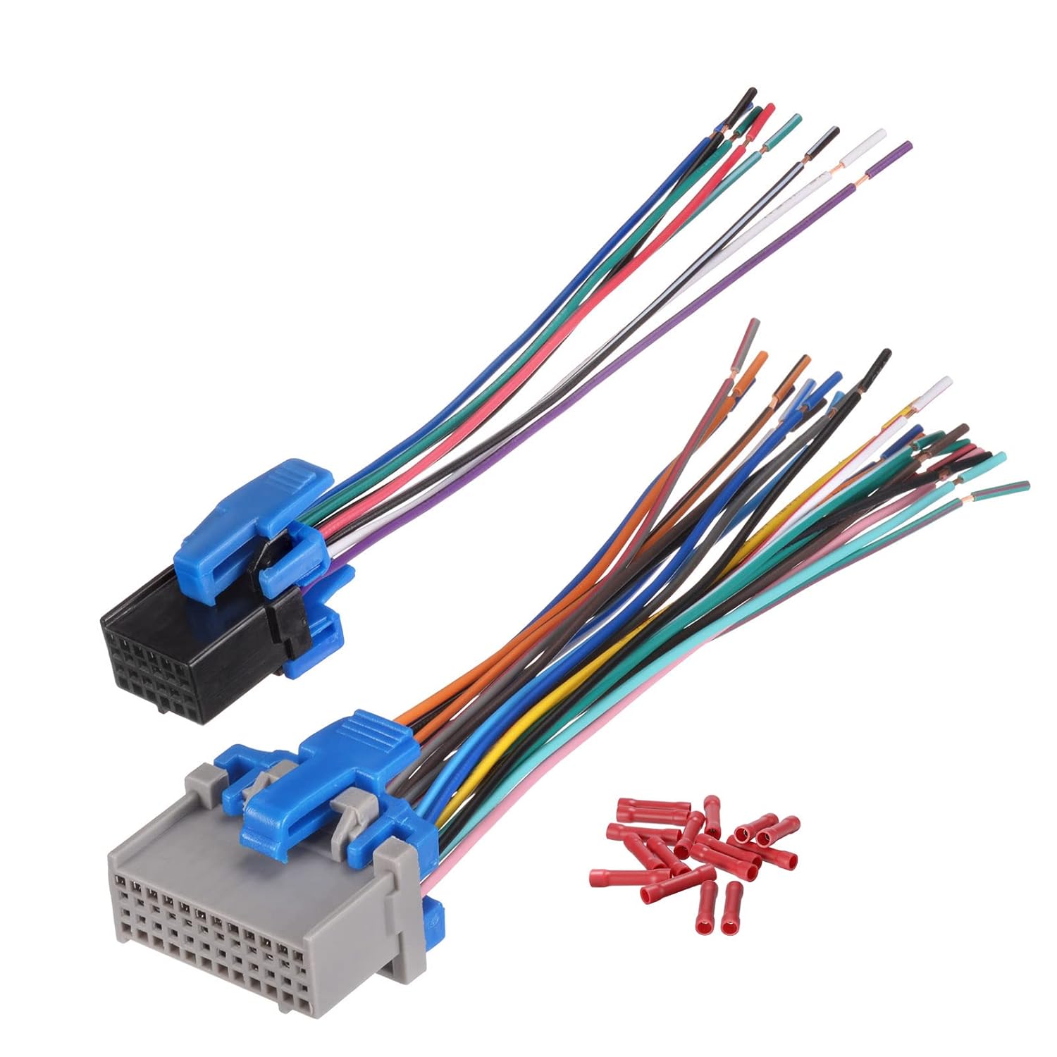 Bingfu Reverse Stereo Wire Harness for Select 9808 Chevrolet GMC Kia Oldmobile