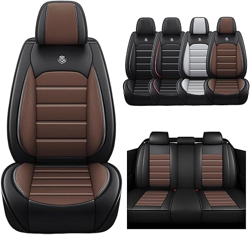 Fundas de asiento de automóvil para Jeep Cherokee 1983-2023, cojín protector de cuero de ajuste personalizado, 5 asientos, fundas interiores de