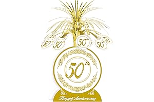 50th Anniversary Centerpiece Party Accessory (1 count)