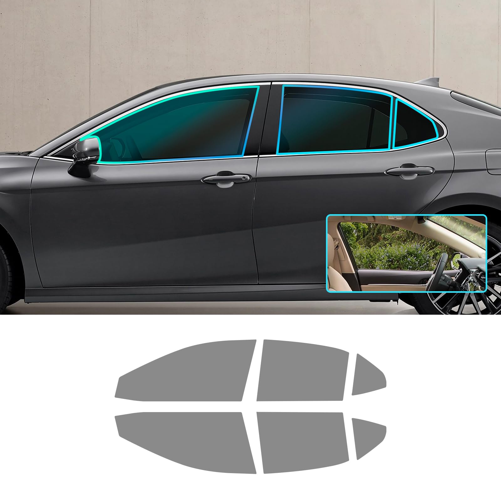 Amazon.com: FDAIUN Precut Window Film Tint for Toyota Camry 2018
