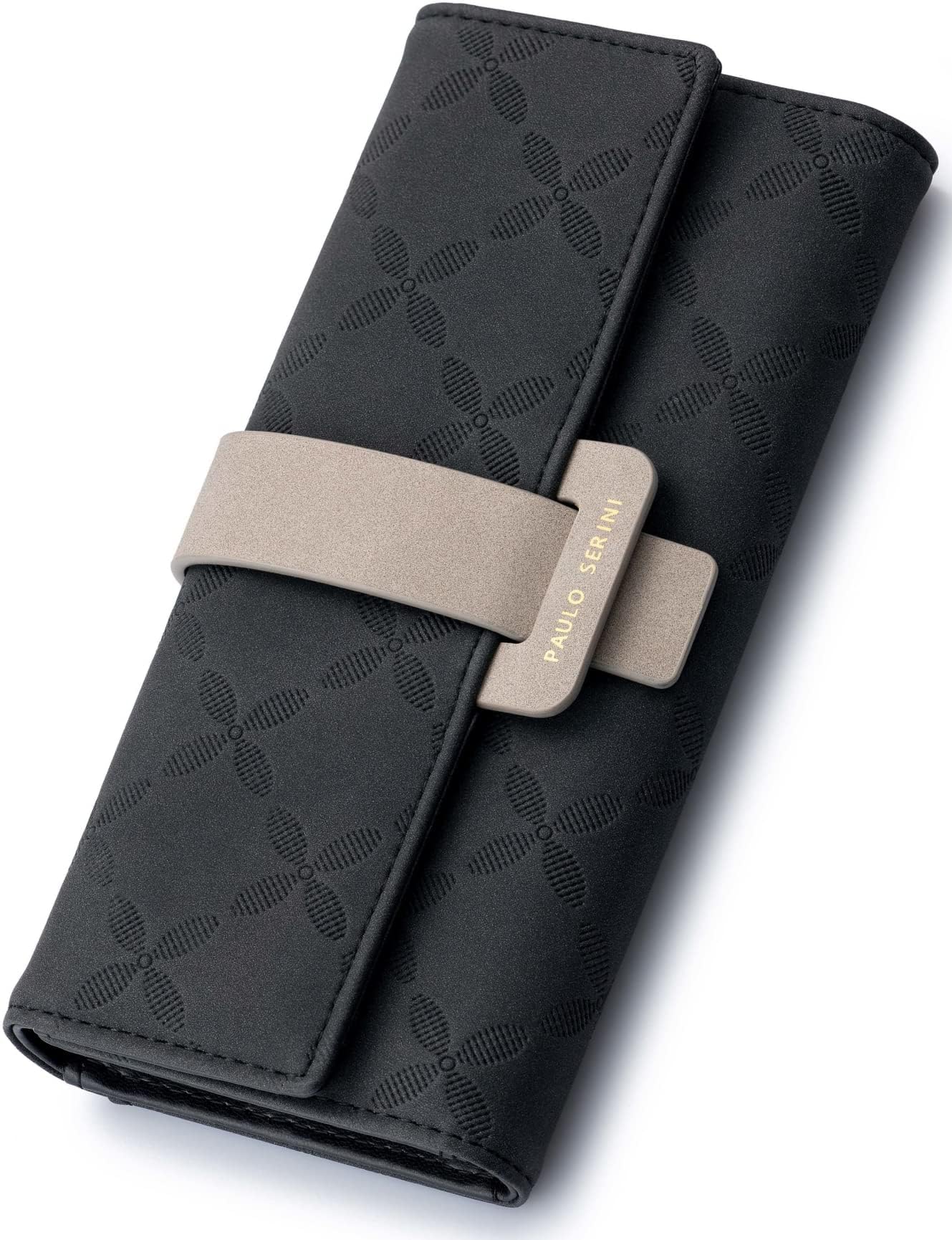 PAULO SERINI Large Purse for Women - Vegan Leather Wallet with 9 Card Slots & Coin Pocket - Ideal for Everyday Use, Stylish & Functional Women's Wallet