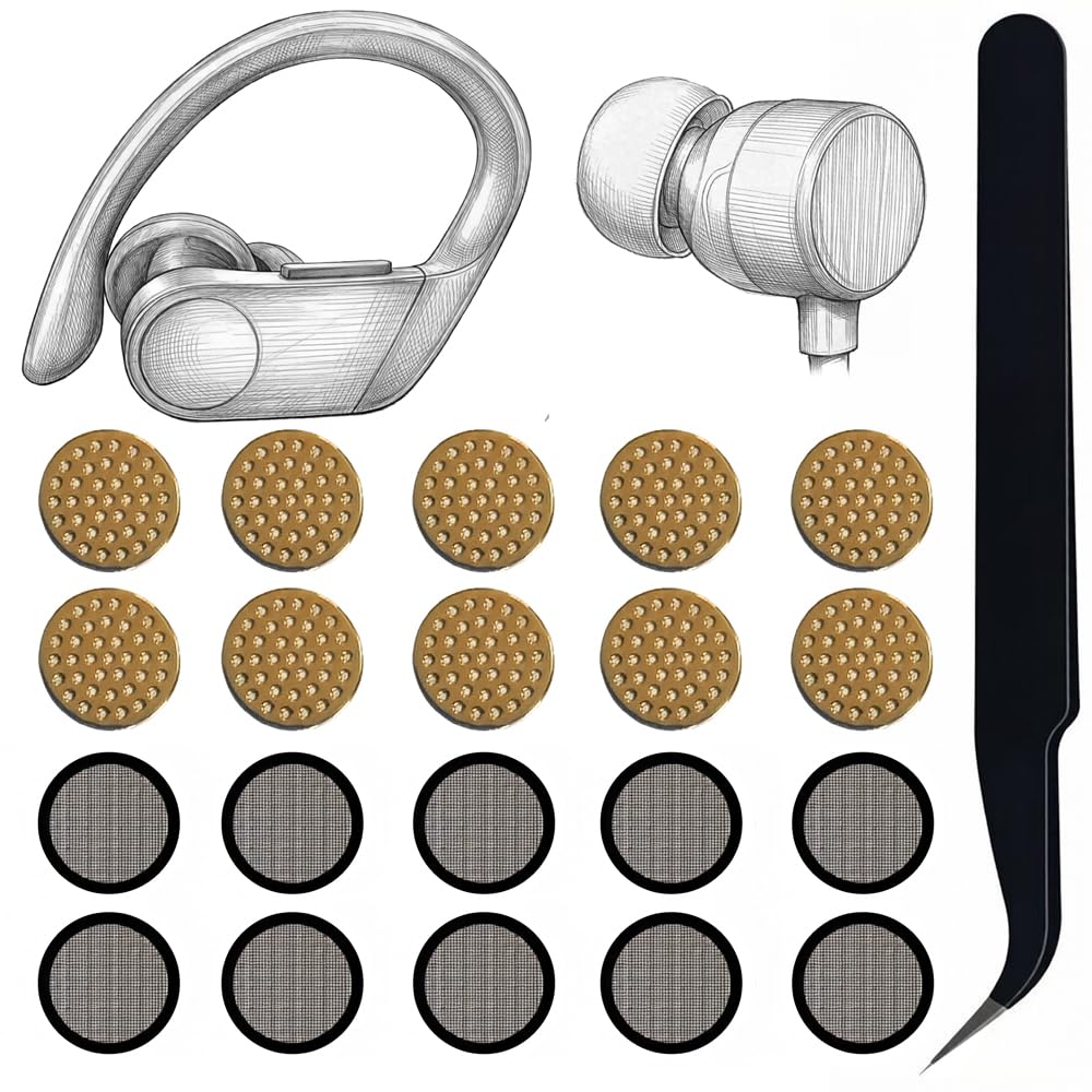 Amazon | TENNMAK イヤホン 防塵 メッシュ 交換用 Beats Flex & Beats