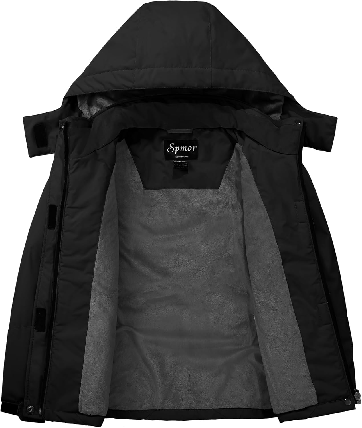 Spmor Girls' Waterproof Ski Jacket Warm Coat Windproof Winter Snowboarding Jacket - Image 2