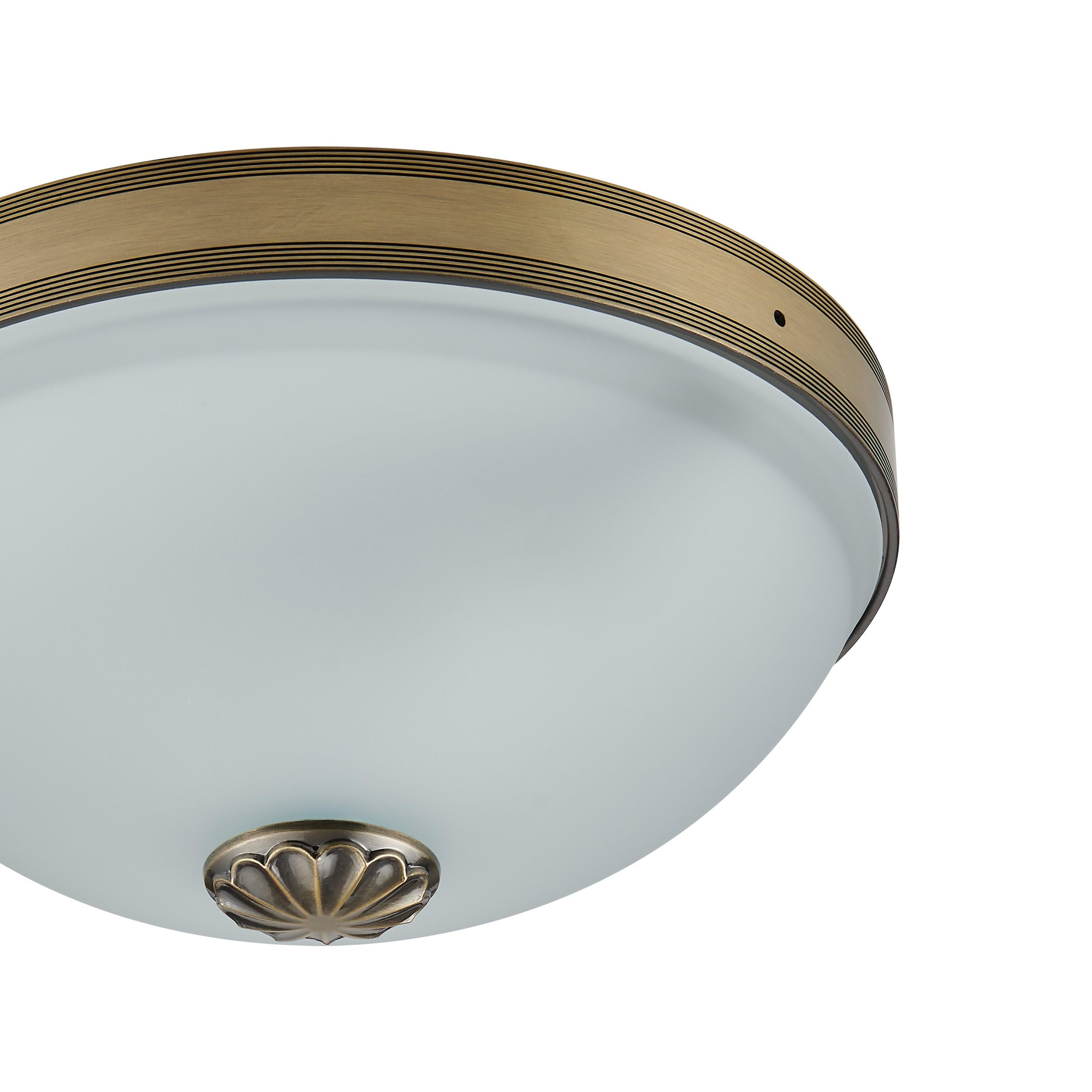 Eglo Lámpara de techo Imperial, 2 luces vintage, rústica, para salón