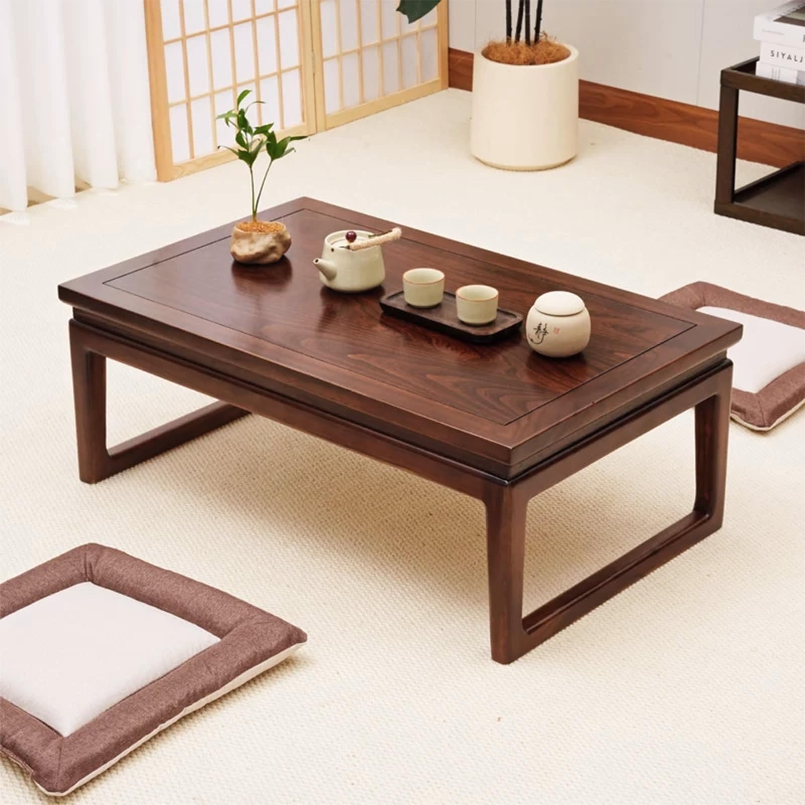 Table basse en bois imperméable pour vos moments de détente et méditation