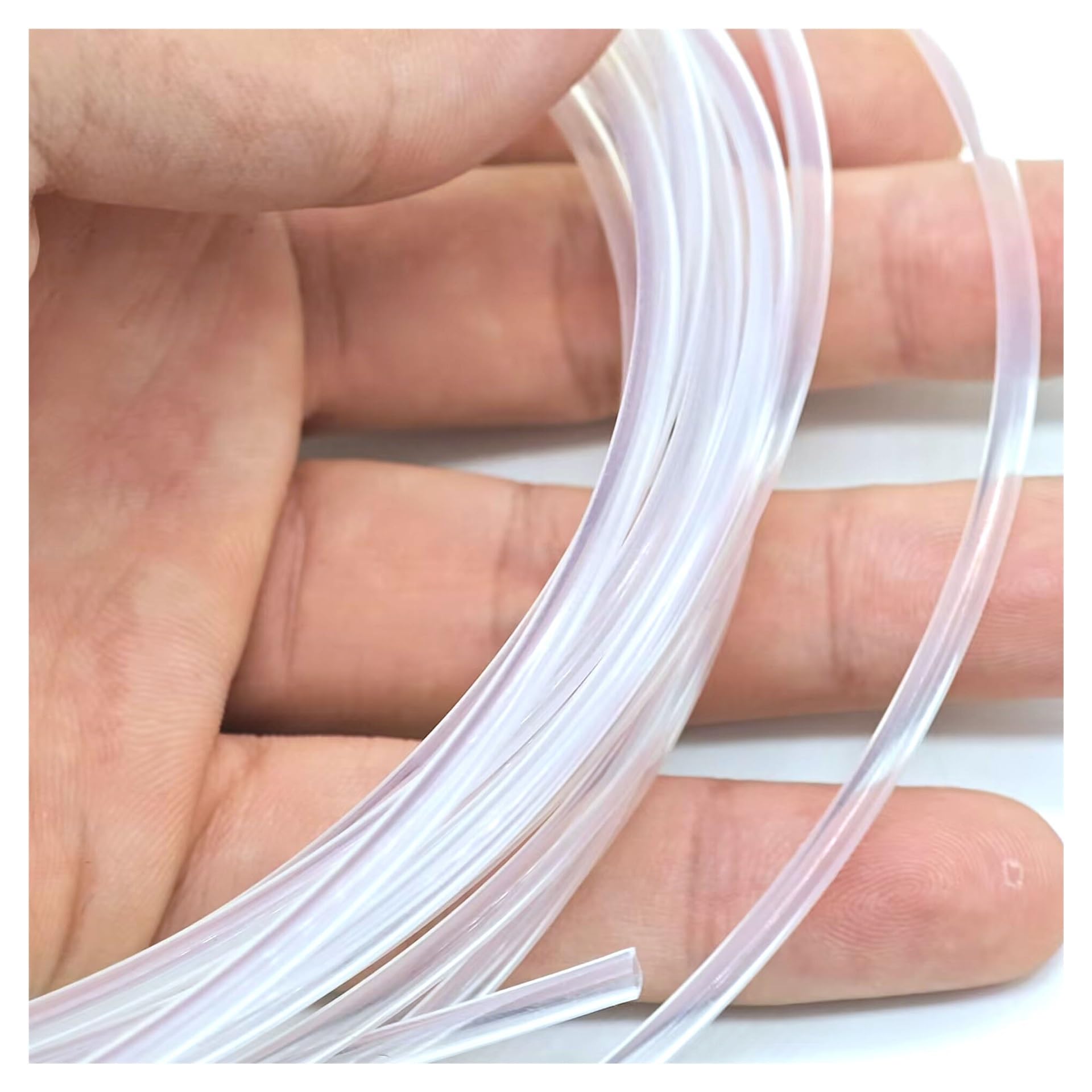 heat shrink tubing Translucent 1 Meter 2 PTFE Heat Shrink Tube 4:1 Shrinkage Ratio Diameter 2mm 4mm 6mm 8mm 9. High Temperature 260℃ 600V(8mm 1 meter)