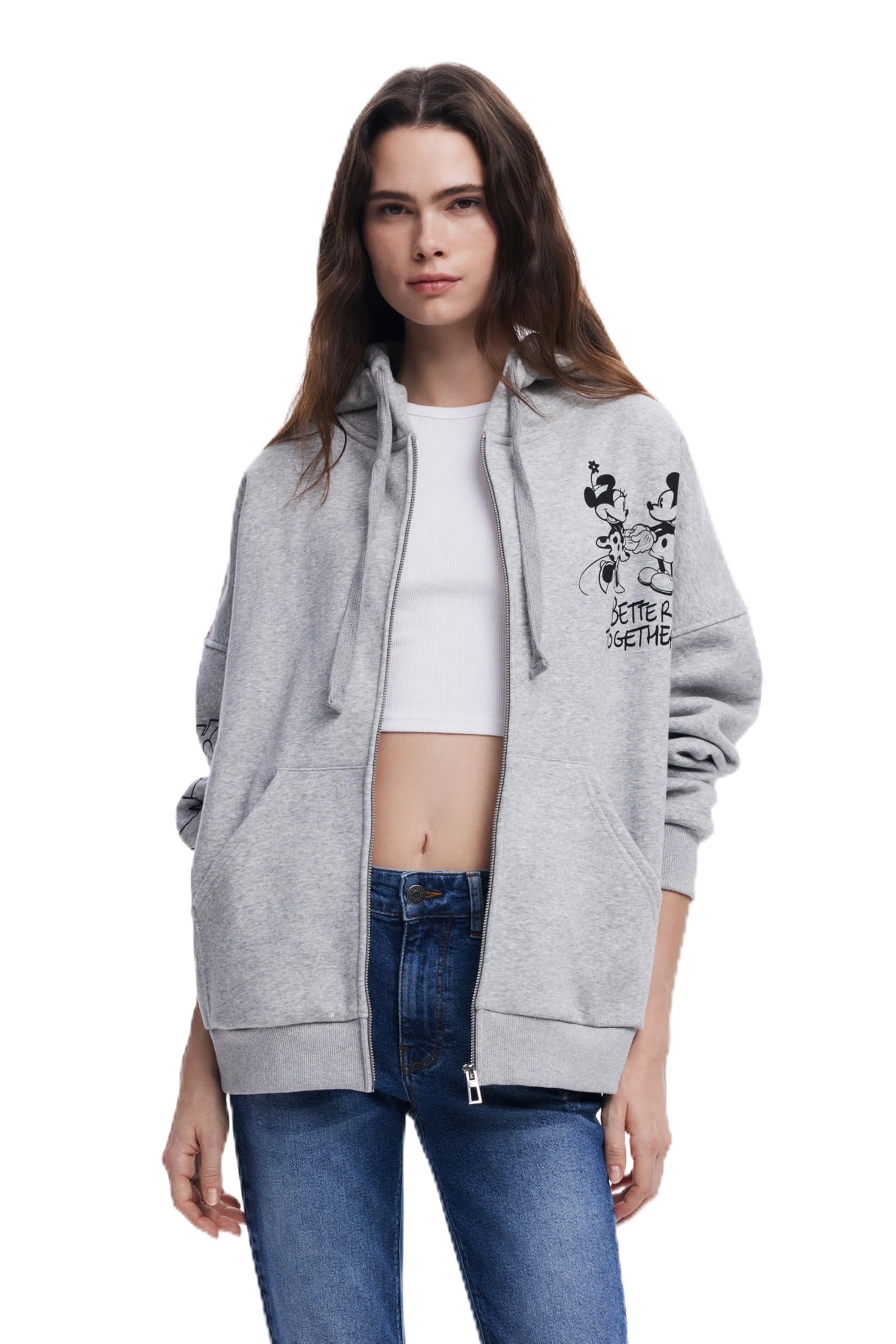 Desigual Sweat_Better, 2042 Light Gray Vigore, M