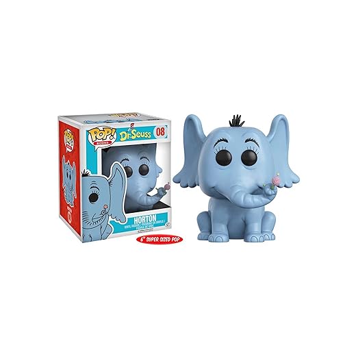 Funko Pop Books: Dr. Seuss Horton Toy Figure,Multi,6&Quot;