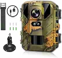 Amazon.co.jp: SUNTEK 防犯カメラ トレイルカメラ 電池式 動体