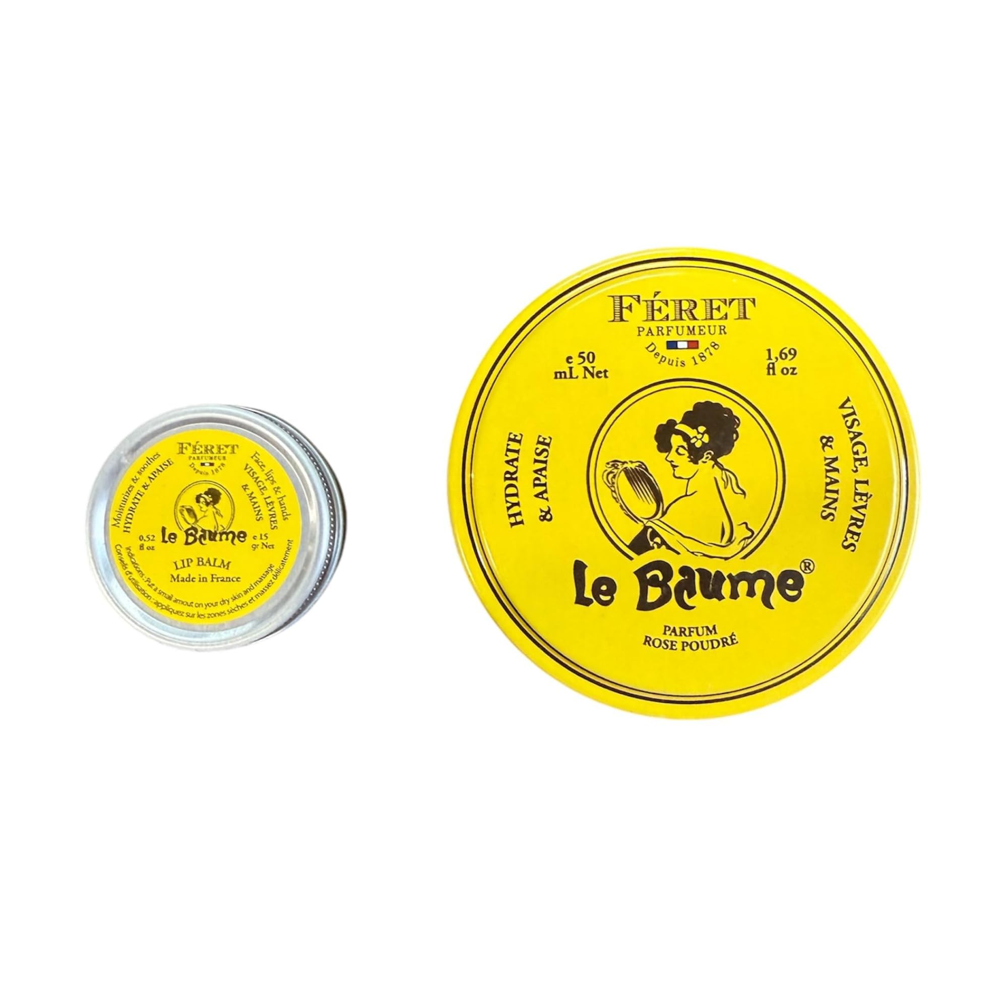 Feret Parfumeur Le Baume Rose Poudré - Pack 2-50ml + 15ml