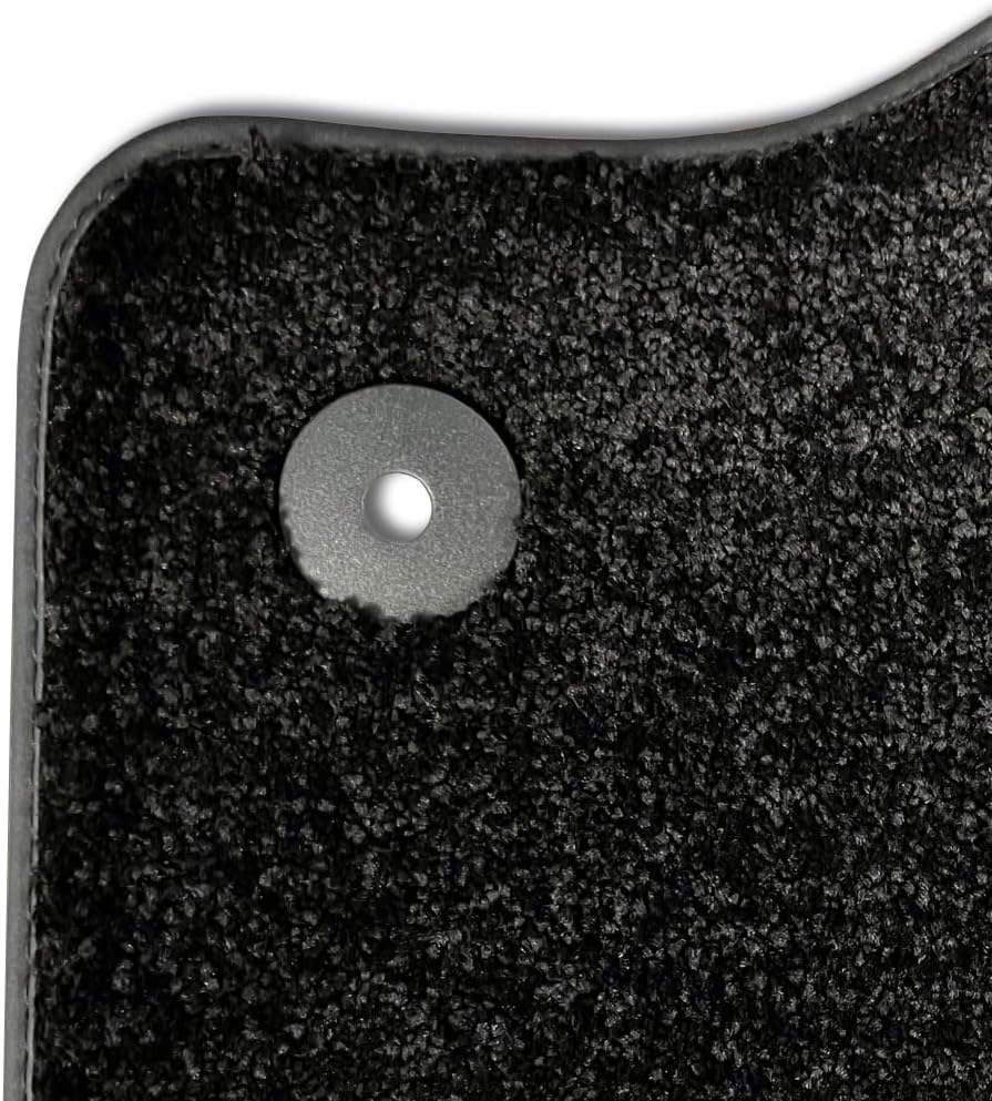 CarsCover Custom Fit 2015-2019 Ford F150 F250 F350 SuperCrew Cab Front and Rear Row Carpet Car Truck Floor Mats Heavy Cushion Ultramax Asphalt Black - Image 5