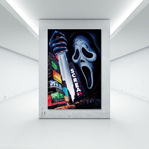 Miniatura 7 de Scream 6 Póster de película de terror para dormitorio, lienzo estético, decoración de pared, 12 x 18 pulgadas (11.8 x 17.7 in)