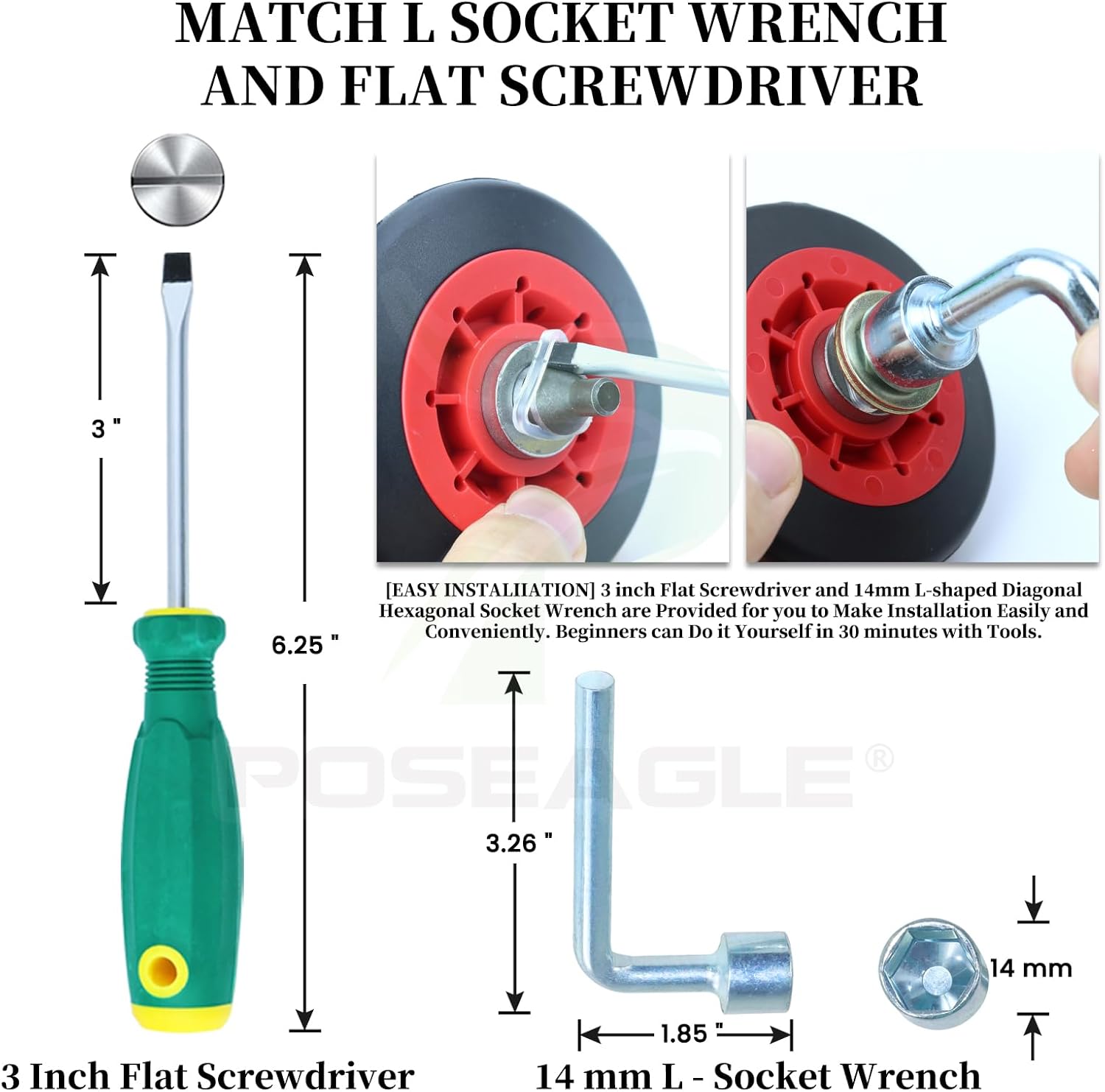 [Upgraded] 4392067 Dryer Repair Kit with WPW10314173 Drum Roller 279640 Dryer Idler Pulley 661570v Dryer Belt WPW10359272 WPW10359271 Dryer Drum Roller Axle Tools for Whirlpool Maytag Dryers