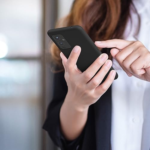 Miniatura 4 de kwmobile Funda compatible con OnePlus 9 (versión EUNA) - Funda protectora de silicona TPU suave y delgada - Negro mate