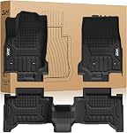 3W Tapis de sol et liner de cargo pour Jeep Wrangler JL 2018-2025 2026 Illimité 4 Porte avec subwoofer (Non JK ou 4XE) Tous les temps TPE Linge de sol pour 1st 2nd Ligne & Tapis de coffre Ensemble complet Tapis de voiture Noir