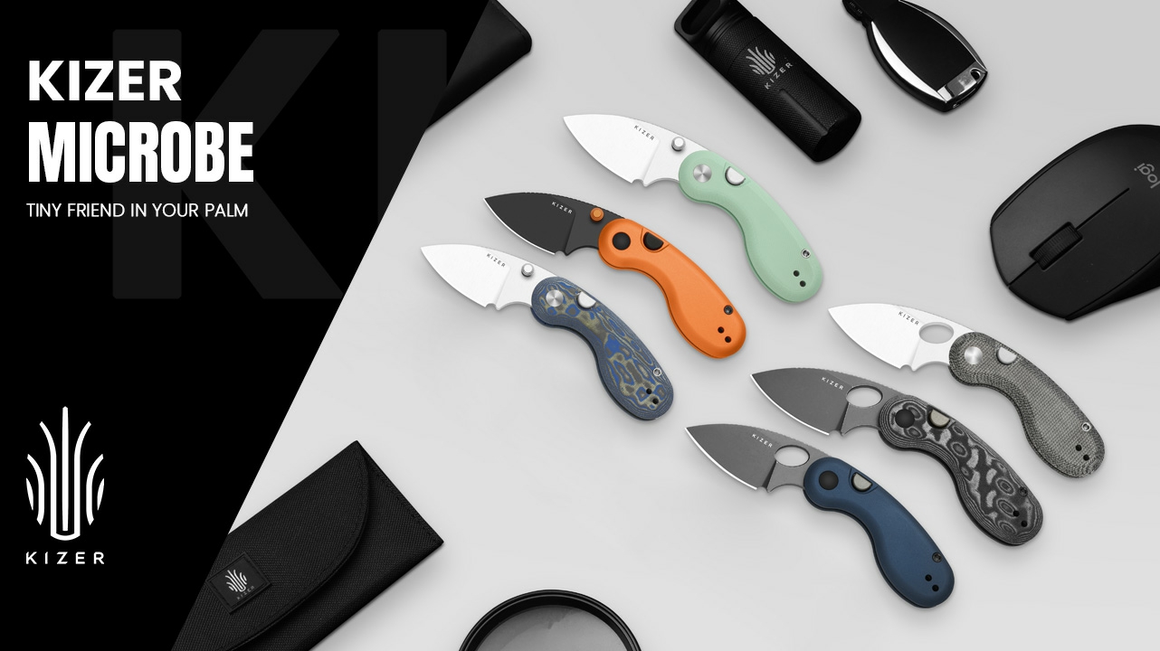 Kizer Microbe EDC Pocket Knife, 2.19