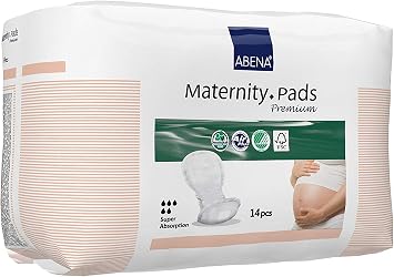 Abena Premium Maternity Pads, 14-Piece | 2 Packs