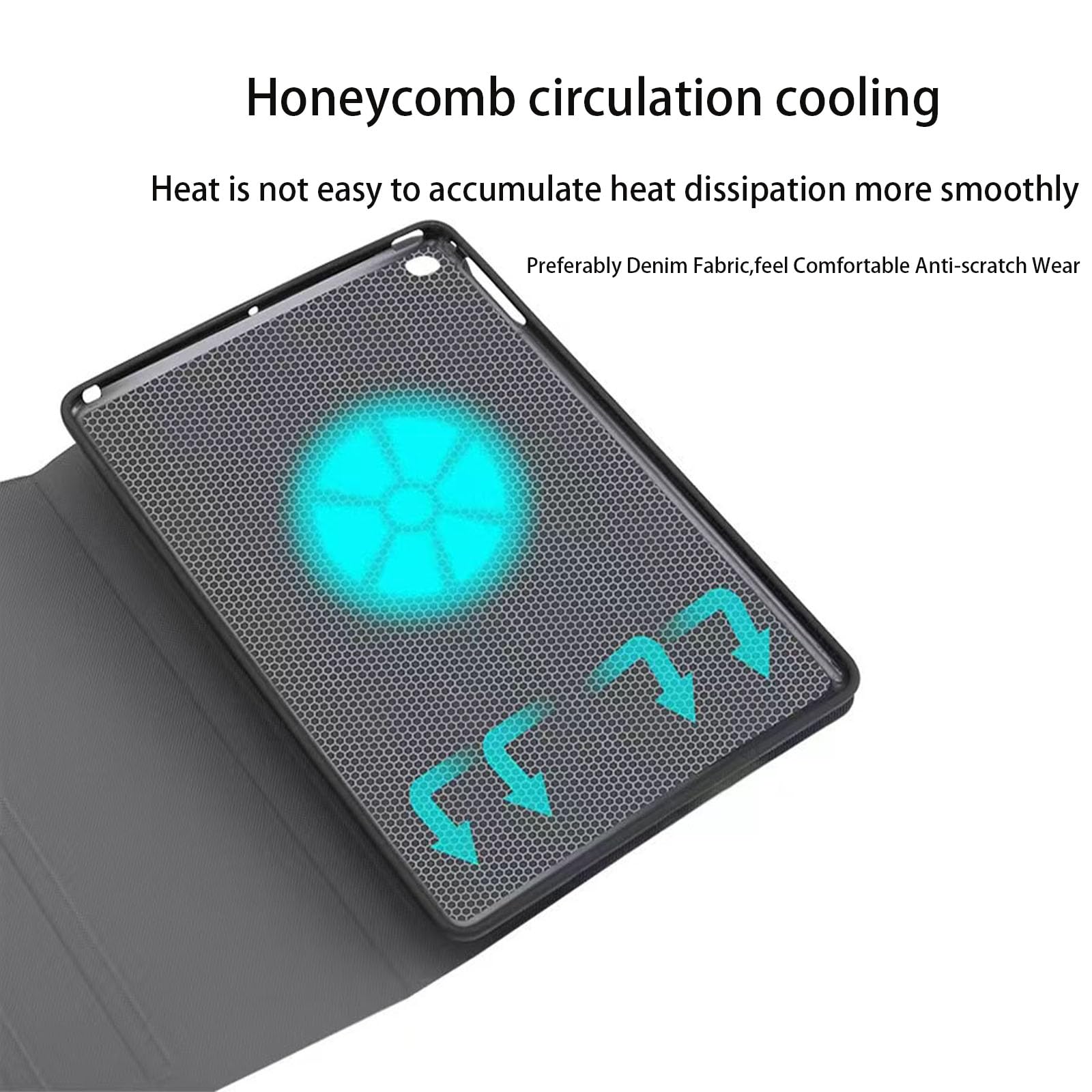 Funda para iPad de 10ª generación de 10.9 pulgadas, funda de piel sintética con encendido y apagado automático, soporte ajustable de visualización multiángulo. Flor de colibrí