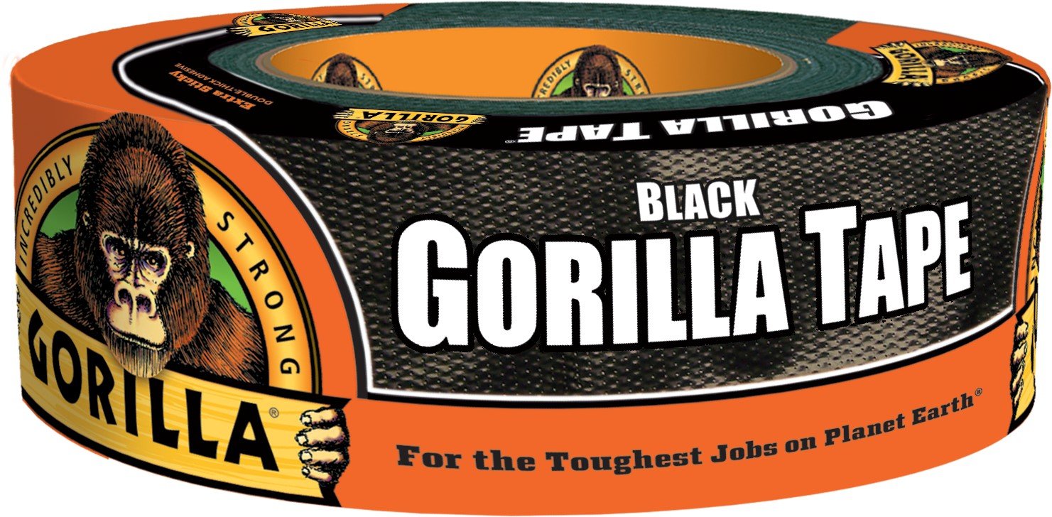 Gorilla Glue Black Gorilla Tape 1.88" x 35 yd 1 ea (Pack of 6)
