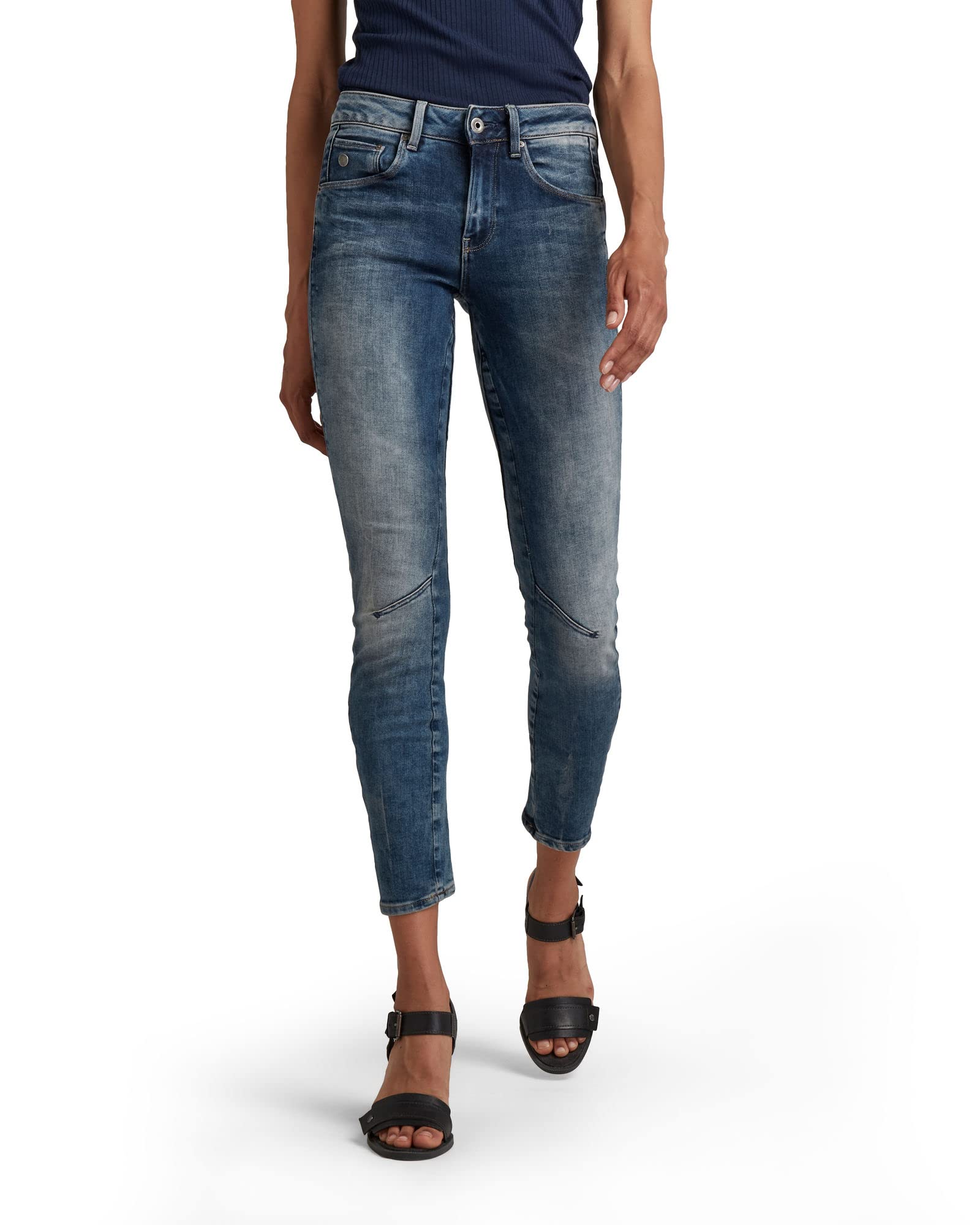 G-Star Women's Arc 3D Skinny Jeans, Blue (medium aged D05477-8968-071), 30W / 32L