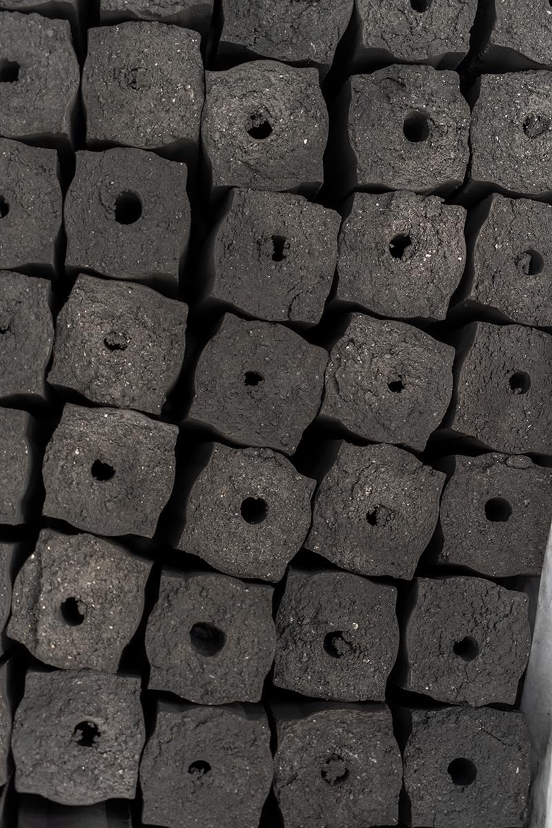 Thaan, Thai-Style Charcoal. 4-6 Hour Burn Time. Restaurant Grade Charcoal. Low Ash, No Smoke, High Heat. Up to 1200 Degrees. Binchotan Quality, Extruded Process. (5, Pounds)