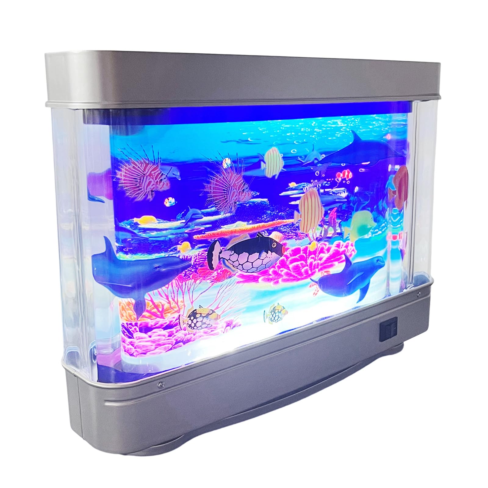 Lampe aquarium LED USB le cadeau idéal pour décorer un bureau