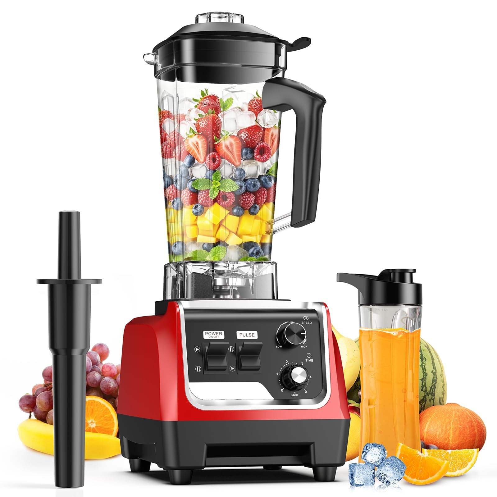 Photo 1 of 1800W Blender for Smoothies, Countertop Blenders for Kitchen with 70 Oz BPA-Free Pitcher and 20 oz To-Go Cup, 28000 RPM High-Speed Motor Blender for Ice Crushing, Frozen Drinks, Milkshakes