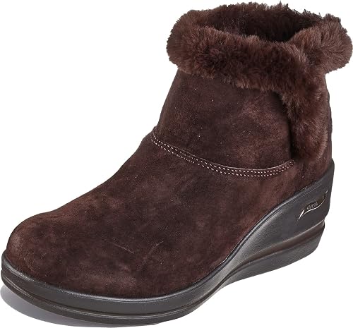 SKECHERS Arch Fit Rise Suede Wedge Boot 