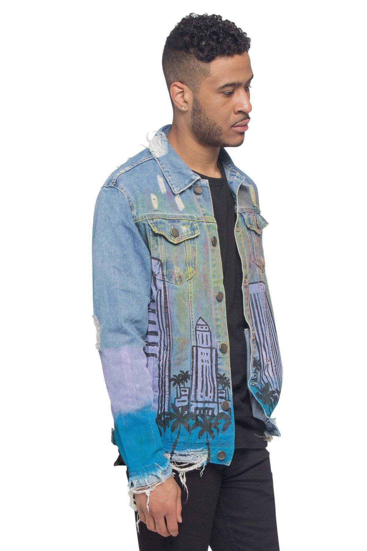 Distressed Denim Jacket 