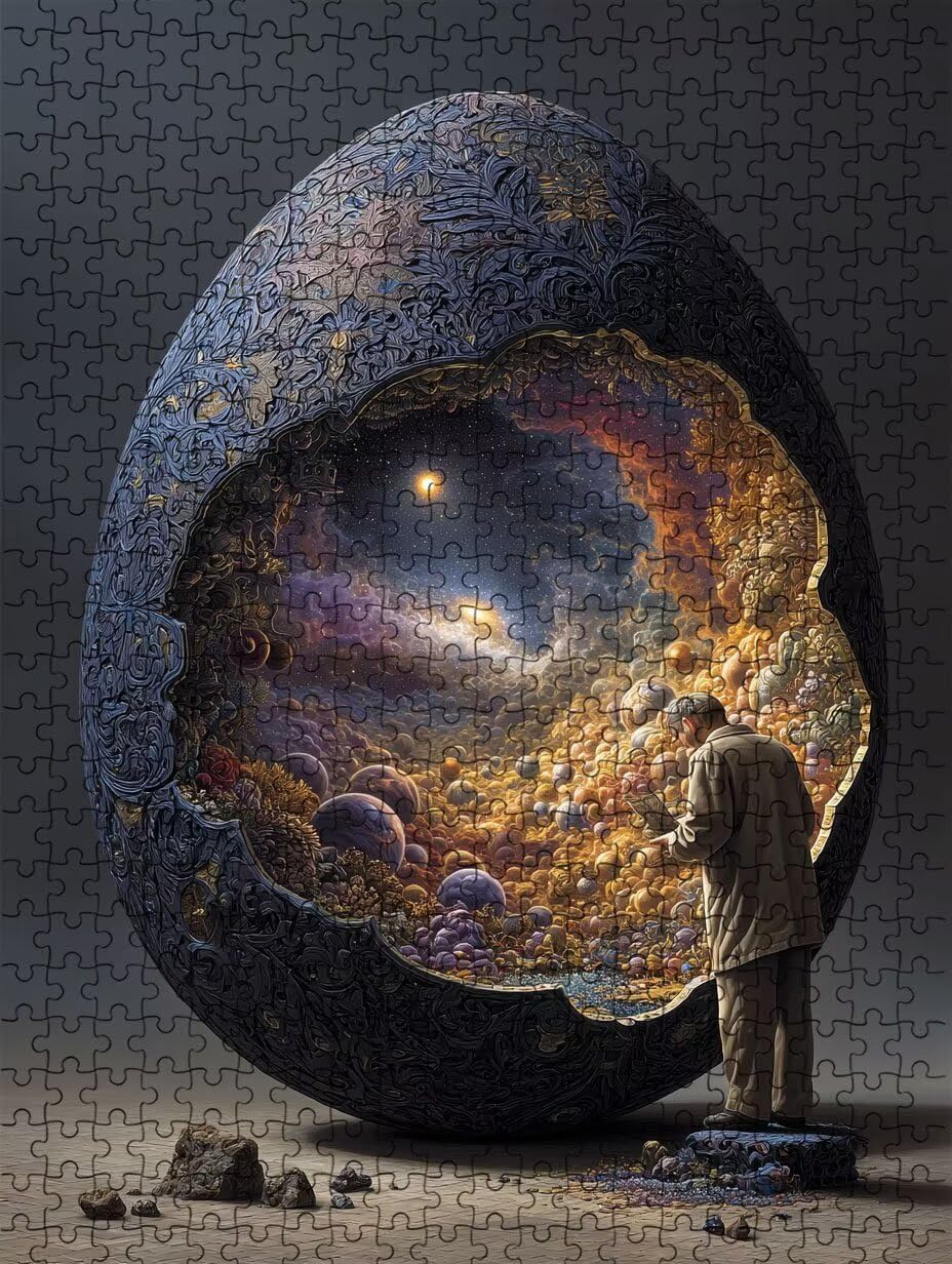 Puzzle 4000 Teile, Eier Fantasie Puzzle Erwachsene 4000, Klassische Puzzles, Puzzlespiele für Die Ganze Familie, Mit Schöner Verpackung, Dekoration Puzzles und Geschenke FNKL3-578