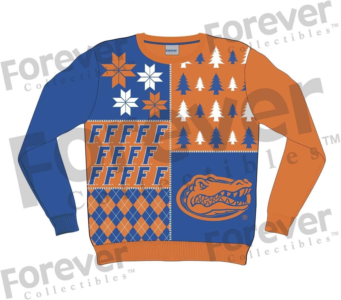 NCAA Iowa Hawkeyes Busy Block Ugly Sweater