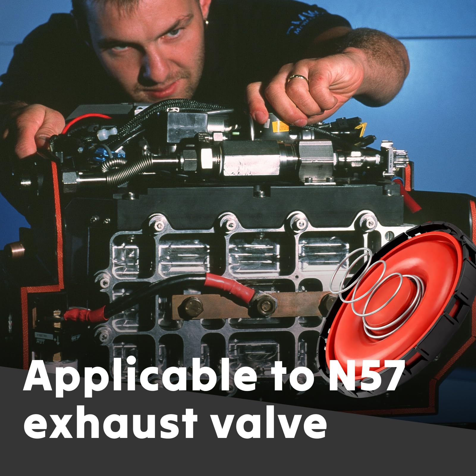 Valvola PCV per N57, Sportello PCV Per E88 E82 F20 F21 F23 F22 F87 E93 E92 F30 F80 E91 F31 F33 F83 F36 F07 F10 F11 F12 F13 F06 F01 F02 F03 F04 F25 F26 E70 F15 F85 E71 E72 F16 F86 (N57)