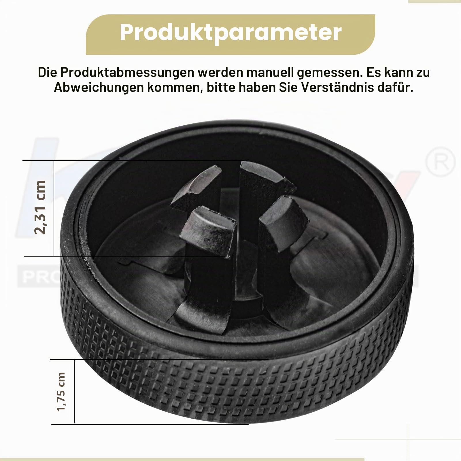 Ersatzrad und Dichtung für Ryobi 18 V schnurlosen Staubsauger PCL720B, PCL720K, PBLSV716B, PBLSV716K, PBLSV717B, PBLSV717K schnurloser Staubsauger, Silikon-Ersatzräder, 2 Sets