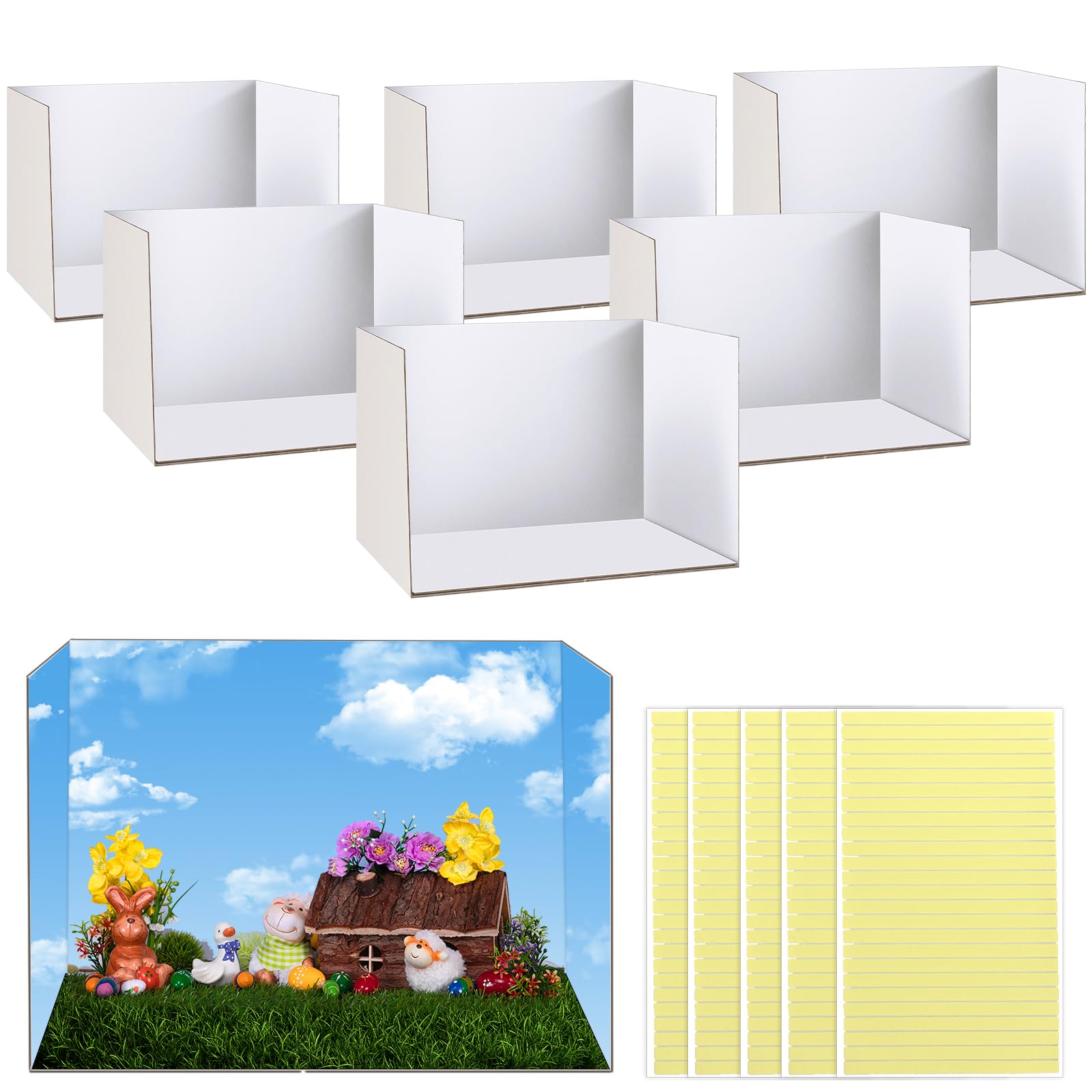 Amazon.com: 6 Pcs Diorama Box Cardboard Diorama Kit Diorama