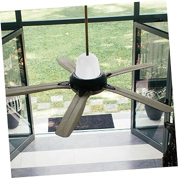 1piece Ceiling Fan Bottom Canopy Kit Plastic Decorative Cover for Ceiling Fans Easy to Clean Modern Design Fit Great for Home