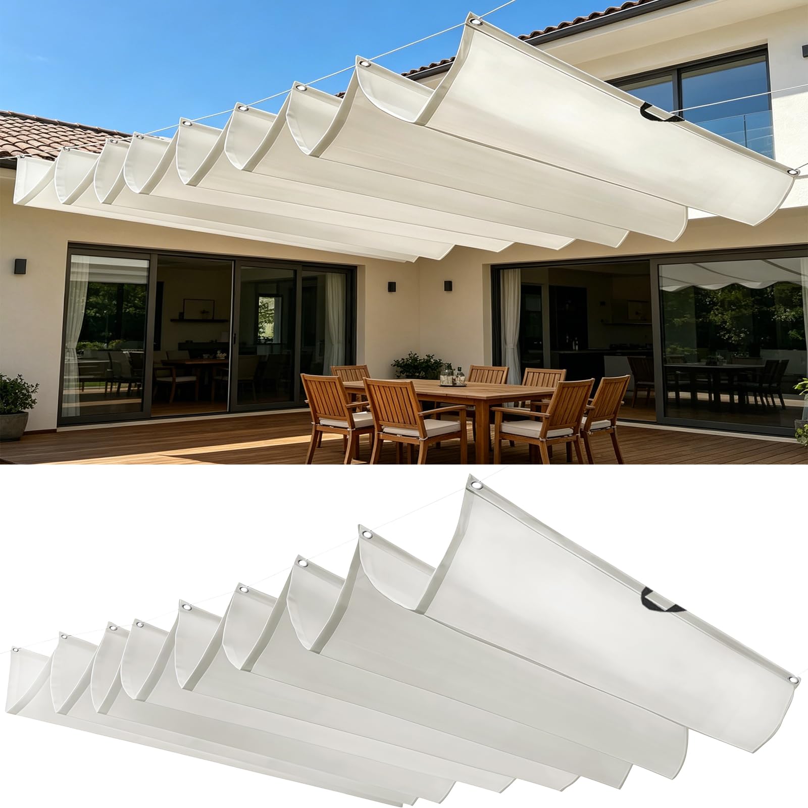 Voile d'ombrage pour jardin et terrasse créez un coin de fraîcheur design