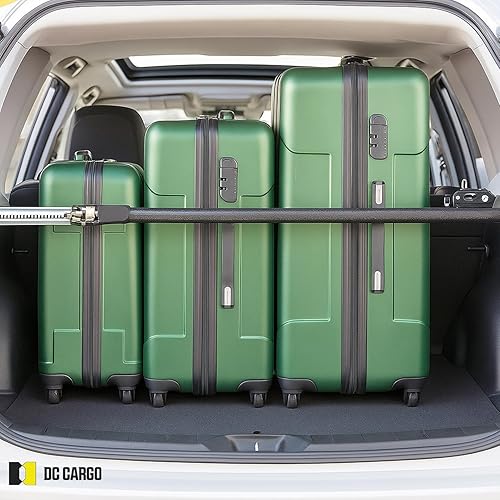 Miniatura 6 de Barra ajustable con trinquete para asegurar la carga de camionetas, vans y SUVs, de 40”-70”, pequeña, práctica, de acero
