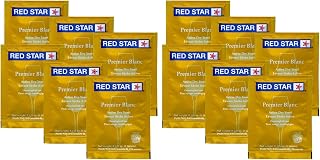 WINE YEAST 12 PACK RED STAR Premier Blanc Fermentis Champagne Yeast