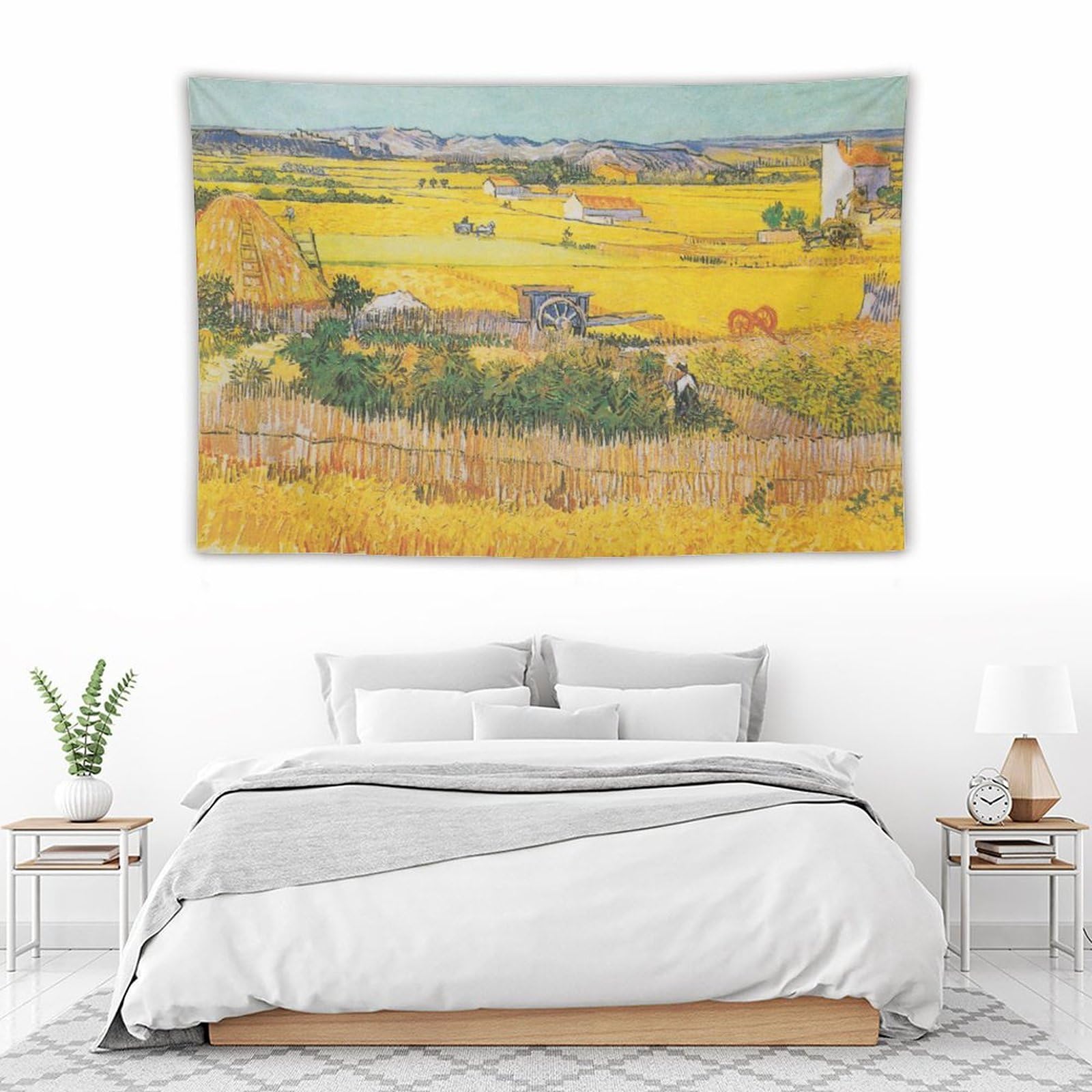 Amazon.co.jp: Van Goghファン・ゴッホ 「麦秋のクローの野」 アート