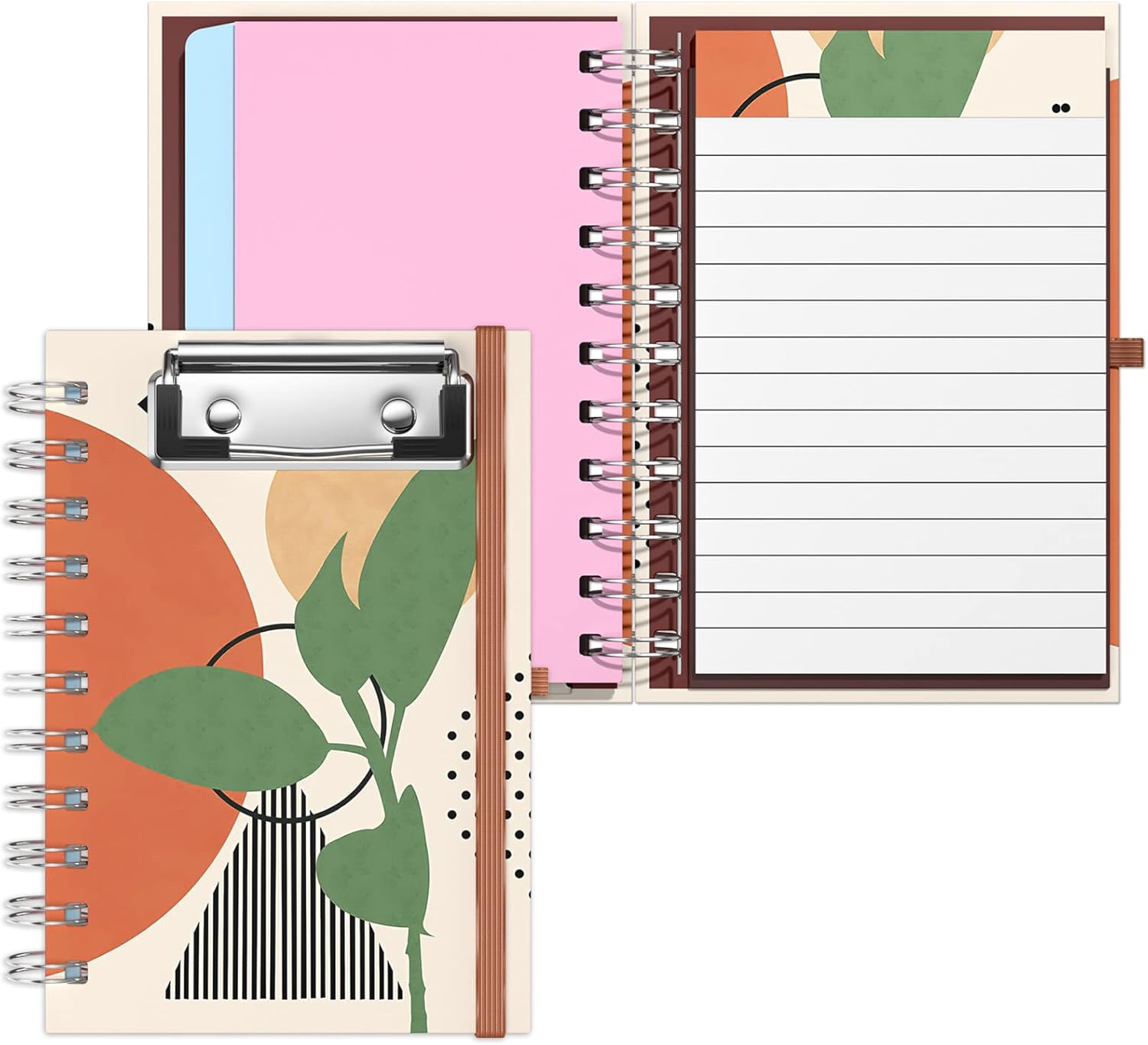 Rimilak Spiral Clipboard Folio with Refillable Lined