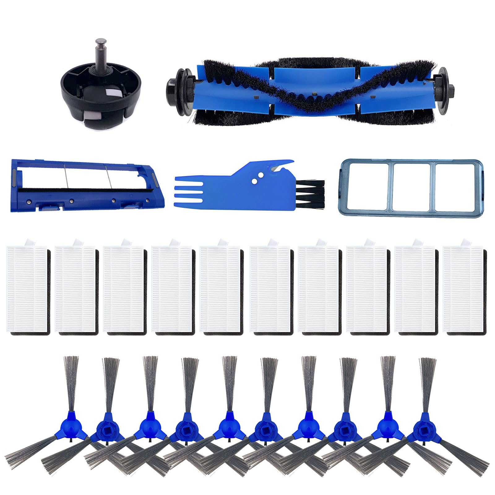 Tsophreniq Replacement Accessories for Robovac 11S / 30/12 / 25C / 15C / 35C / 15T / 30C Main Roller Brush Filter Accessories