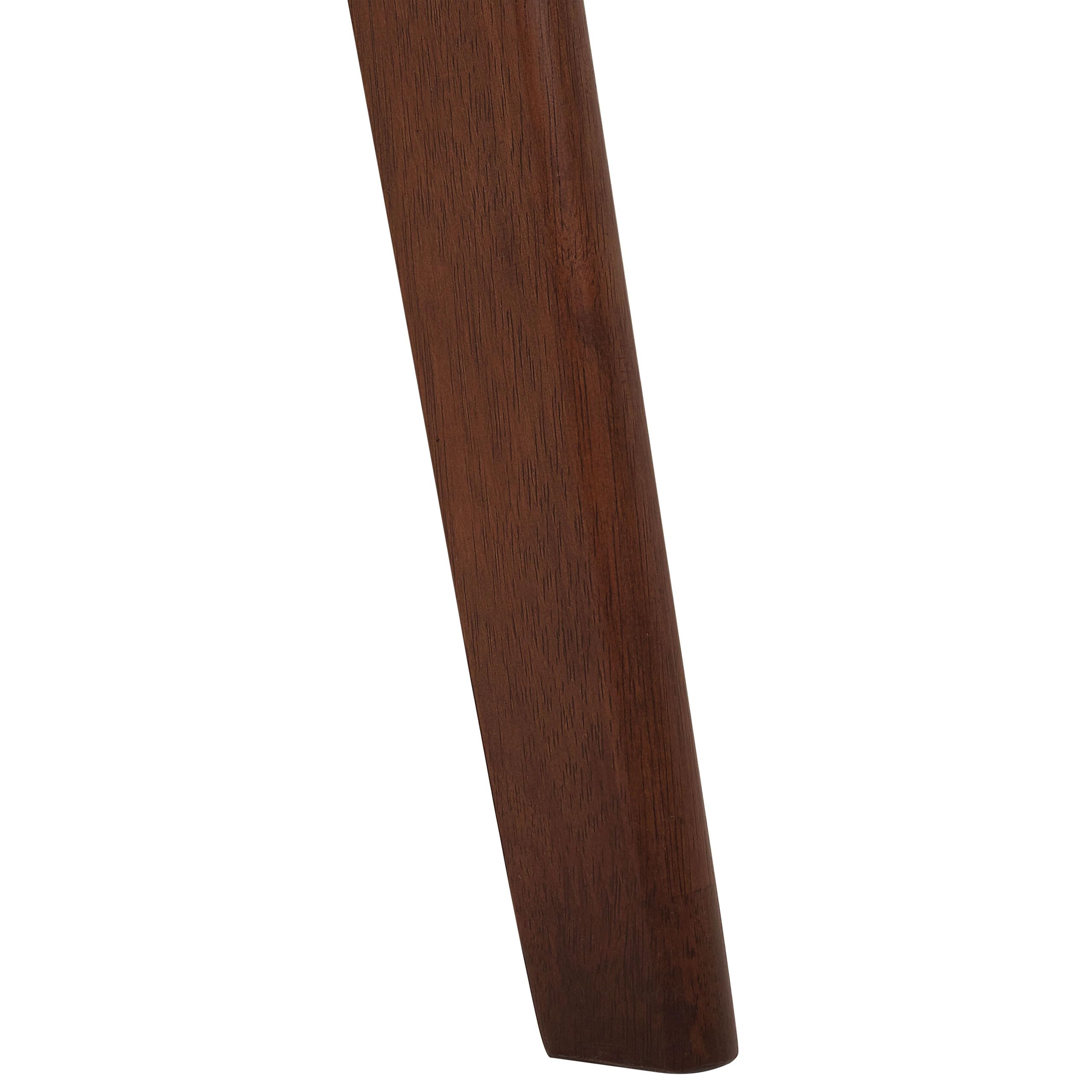 Esstisch dunkle Walnuss 120 x 75 cm ausziehbar 150 x 75 cm Skandi Madox