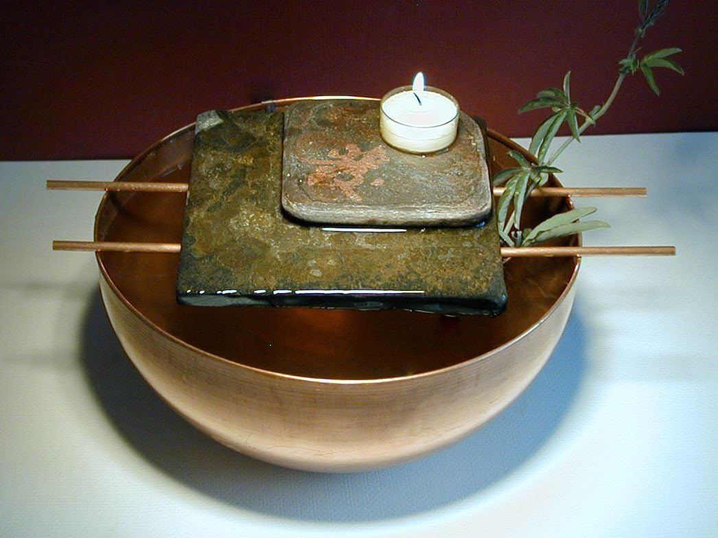 Art Matters Asian Candle Tabletop Fountain