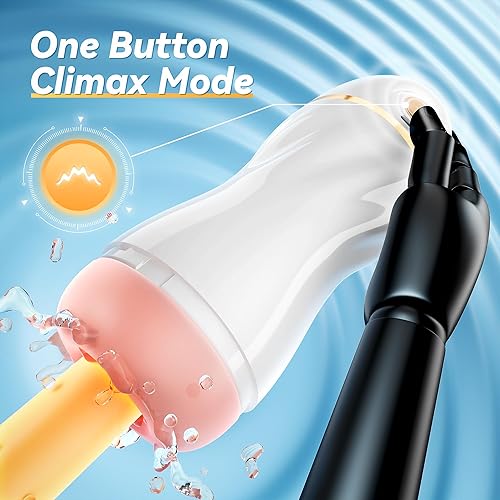 Miniatura 42 de Masturbadores machos de succión automática: 7 vibraciones y succión mejoradas, manos libres, bolsillo para coño macho, con textura realista 3D