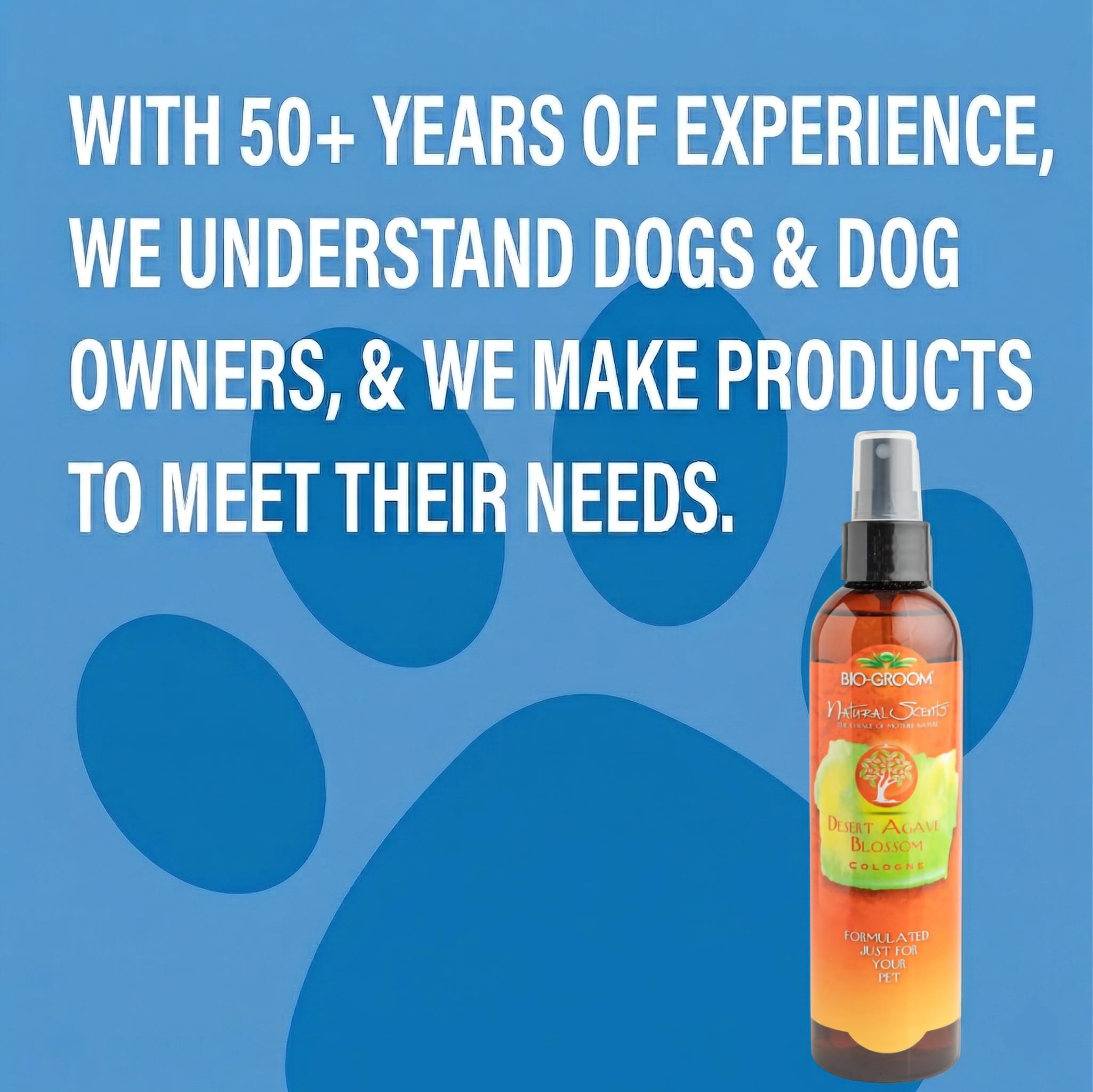 Bio-groom - Natural Scents Desert Agave Blossom Hundeparfüm - Parfümspray für Hunde - Mit feinsten Duftstoffen - Ideal zwischen den Bädern - 236 ml