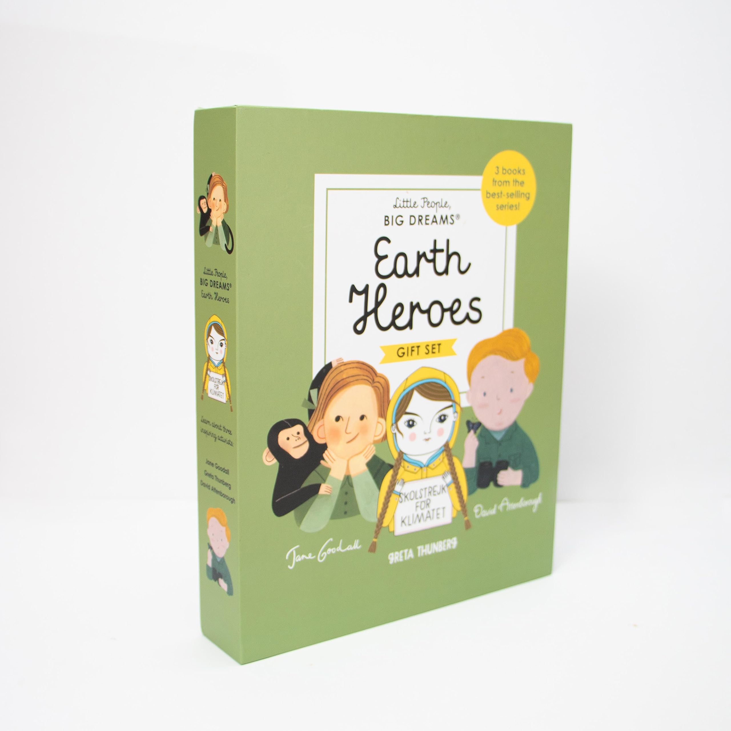 Little People, BIG DREAMS: Earth Heroes: 3 books from the best-selling series! Jane Goodall - Greta Thunberg - David Attenborough