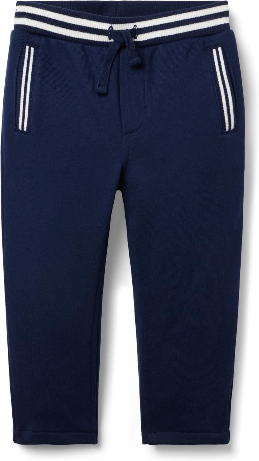 Janie and Jack Boys' The Stripe French Terry Jogger