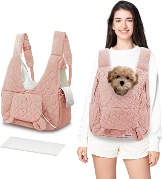 JourCraf Pet Carrier Backpack, Adjustable Pet Front Cat Dog Carrier Backpack Travel Bag for Small Medium Dogs Cats and Rabbits, Safety Strap with Removable Bottom Plate for Camping Hiking Traveling