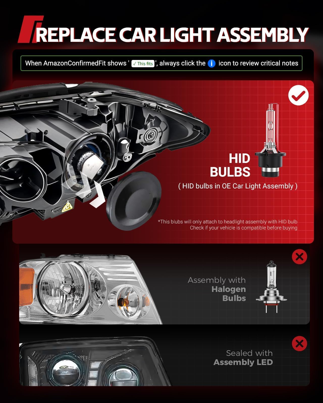 Torchbeam D2S Xenon LED 6000 K 35 W mit Sockel aus Metall